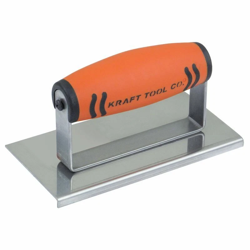 Kraft Tool 1/4" Lip 90 Degree Stainless Steel Carpet to Concrete Edger