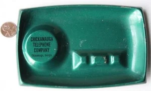 Posacenere metallo Georgia Chickamauga Telephone Company epoca anni 60 battaglia guerra civile-- - Foto 1 di 3