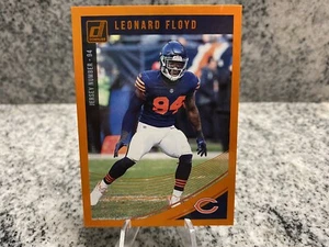 2018 DONRUSS ORANGE JERSEY NUMBER /94 LEONARD FLOYD BEARS COLOR MATCH CENTERED - Bild 1 von 2
