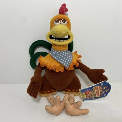 CHICKEN RUN - ROCKY - 2000 Playmates 10" Dreamworks Plush Beanbag Figure Cover