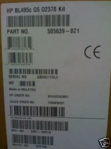 HP BL495c G5 02378 Kit - 505639-B21 - Photo 1/1