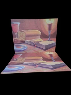 Vintage Cardstock  Paper  Print  Lot -  11" X 8 1/2" - Daily Bread 10 Pcs  - Image 1 of 3