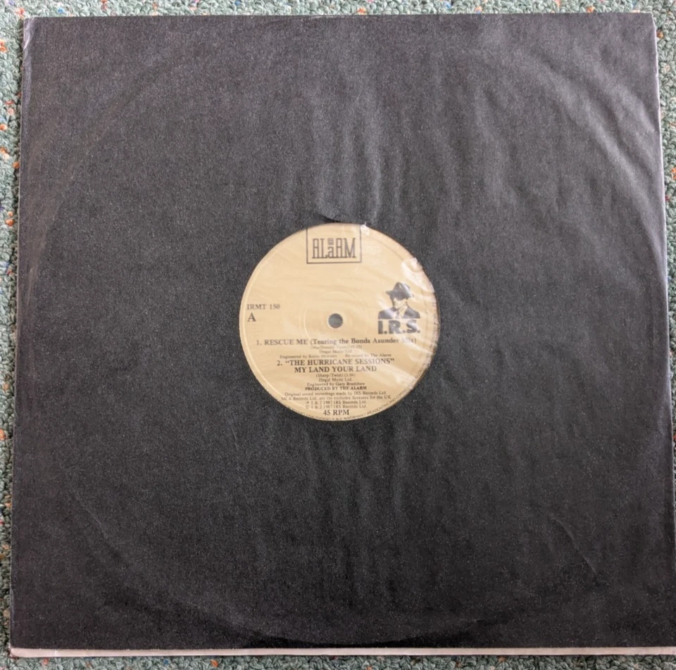 The Alarm – Rescue Me (1987 Vinyl 12" ) NEAR MINT (Record Only) - Image 1 of 1
