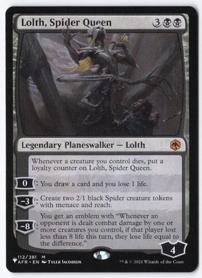 Lolth, Spider Queen M The List Reprints 112/281 NM - Image 1 of 2
