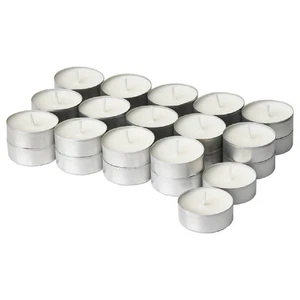 Velas de fragancia para el hogar de larga duración IKEA JÄMLIK Tealights de vainilla de 3,5 h - Imagen 1 de 11
