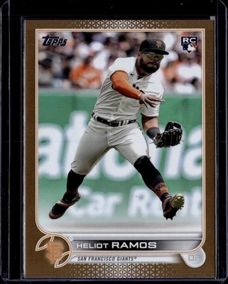 2022 Topps Update Heliot Ramos Gold Rookie 1831/2022 - Image 1 of 2
