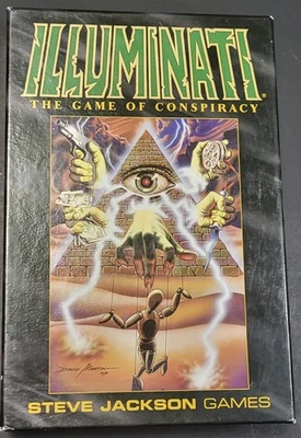 Illuminati el Juego de la Conspiración 1ª Edición 12ª Impresión por Steve Jackson Games  Foto 1 de 4