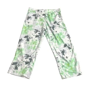 Secret Treasures Womens Size Medium (8-10) Tie Dye Cropped Pajama Sleep Pants - Picture 1 of 11