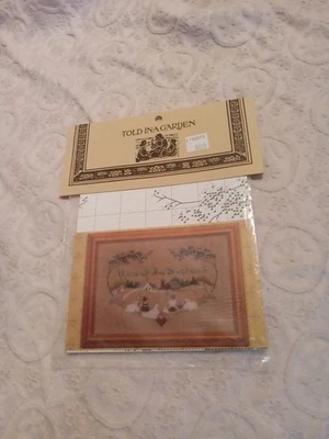 Told in a Garden cross stitch pattern Voice of the Shepherd sheep - Image 1 of 2