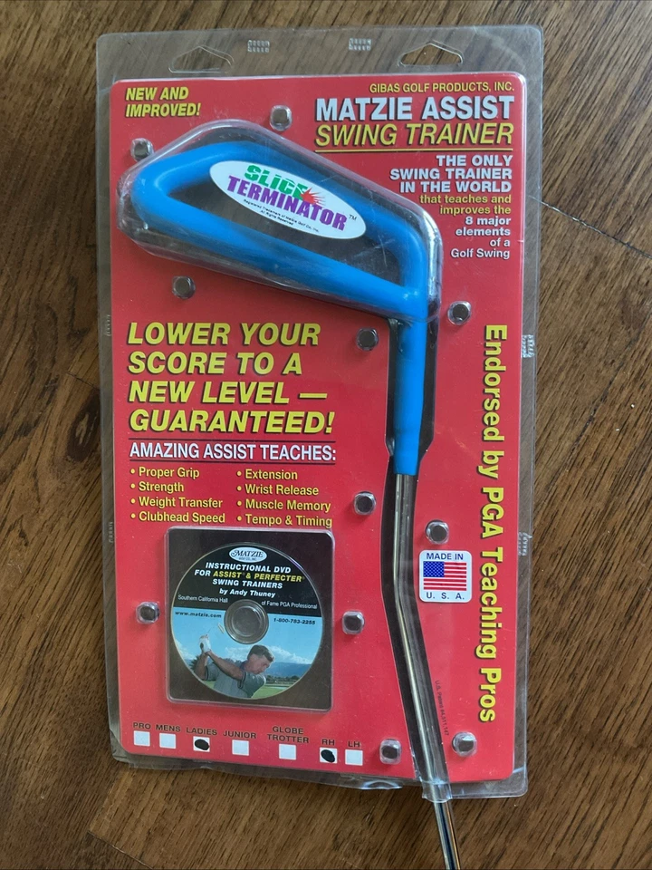 Matzie Golf ASSIST Golf Club Swing Trainer w/Grip & CD Right-Handed-Ladies - Image 1 of 2