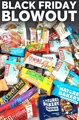 100COUNT ASSORTED Brand  ENERGY NUTRITION PROTIEN BARSNature valley/Clif/RX/Kind - Image 1 of 4