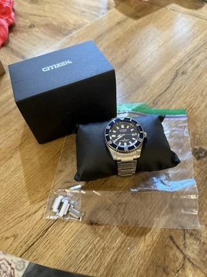 Relógio Citizen Fujitsubo masculino titânio azul - Imagem 1 de 4