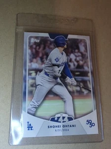 2024 Topps 50/50: Shohei Ohtani - Shohei Ohtani #87 - Picture 1 of 2