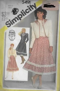 Simplicity 5491 Size 12 NEW Uncut.. Jacket, Bolero & more - Picture 1 of 1