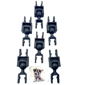 (6) K’NEX / Knex Large Dark Gray Ball & Socket Connector Clips – Standard Parts - Picture 1 of 5