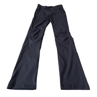 Prana Halle Pants Women's Gray Hiking Outdoor Trail Straight Leg Size 2 Tall - Image 1 of 4