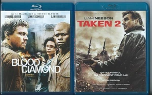 SET 2 BLU-RAY BLOOD DIAMOND und TAKEN 2 - Bild 1 von 2