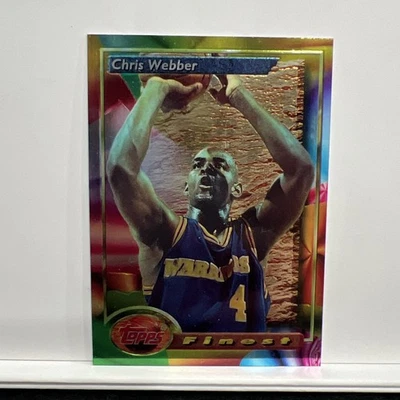 1993-94 Topps Finest - Chris Webber #212 (RC) - Image 1 of 2