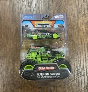 Juego de camiones y autos Spin Master Grave Digger Monster Jam 2025 exclusivo de Walmart - Imagen 1 de 1