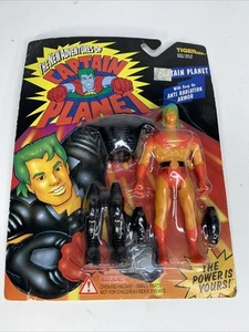 1994 Tiger Toys CAPTAIN PLANET w/ Armor Action Figure in Sealed Blister Pack - Picture 1 of 6