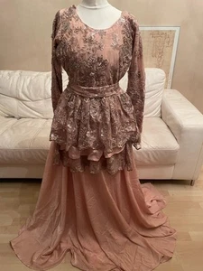 Asian Indian Pakistani Wedding Party Wear Dress - Picture 1 of 12