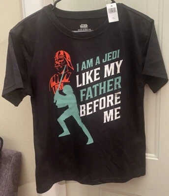 Camisa Disney NIÑO Jedi Como Mi Padre Antes De Mí YXL NUEVA CON ETIQUETAS Foto 1 de 4