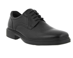 ECCO Helsinki 2.0 Plain Toe Tie Derby 500164 Oxford Black01001 Men's10-10.5 US - Picture 1 of 9