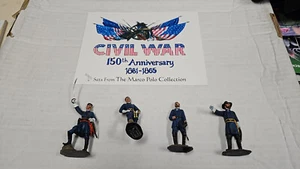 Marco Polo CW-003 "Union Generals Set" 1/30 Metall Spielzeug Soldaten - Bild 1 von 1