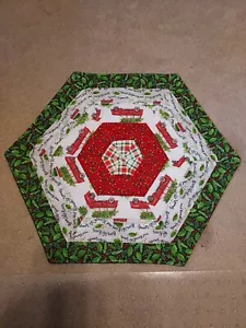 HANDMADE CHRISTMAS TABLE TOPPER ONE OF A KIND LOT #23 - Picture 1 of 2