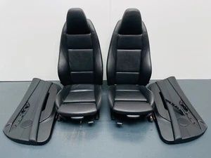 BMW E89 Z4 2009-2016 M Sport Black Leather Heated Interior Seats Door Cards #081 - Picture 1 of 18
