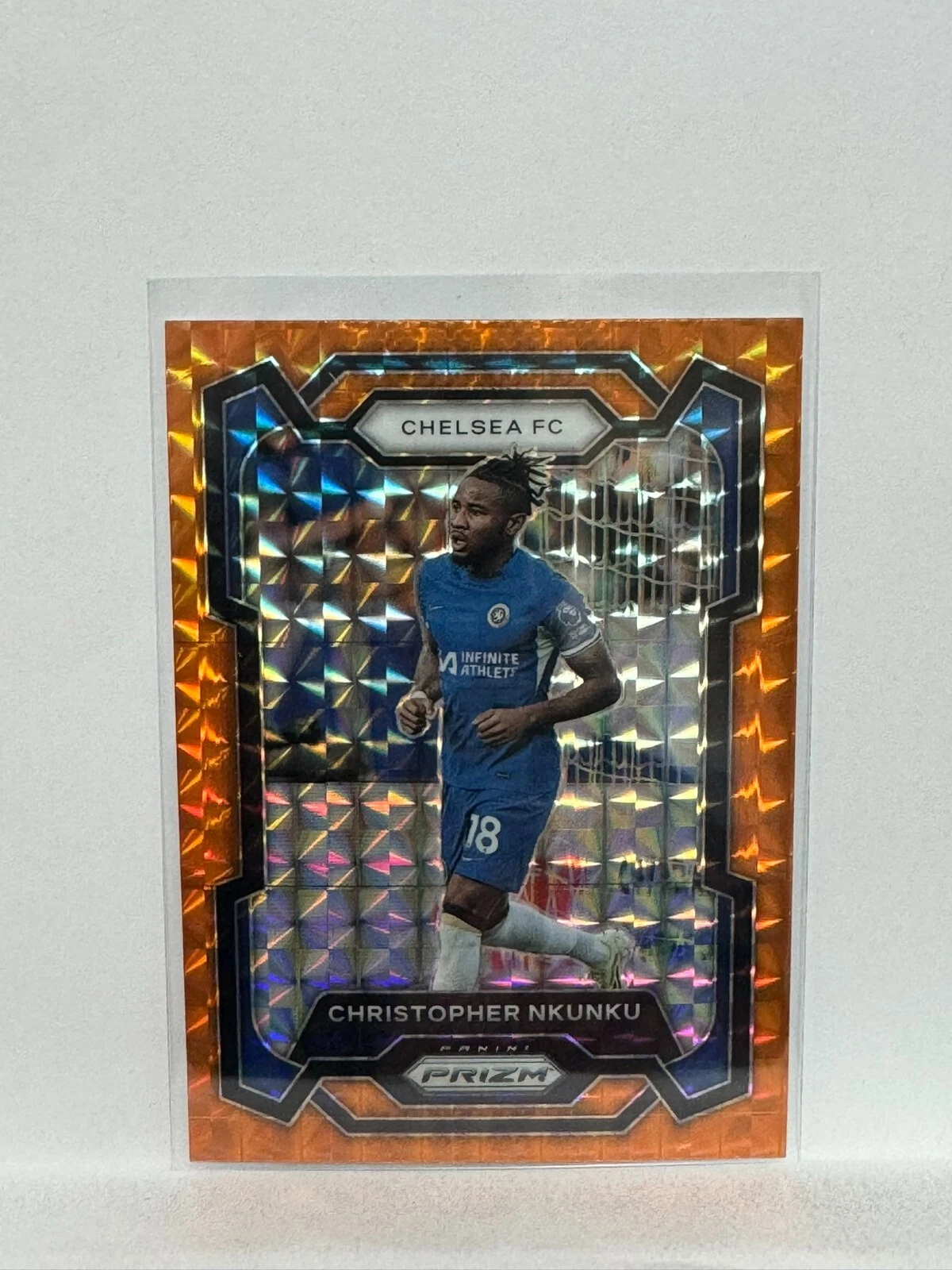 CHRISTOPHER NKUNKU 2023-24 PANINI PRIZM EPL ORANGE Mosaic CHELSEA