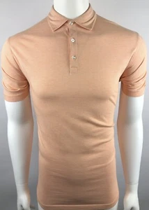 Peter Millar Golf Polo Shirt Mens Size XL Orange Striped Crown Soft Lightweight - Picture 1 of 16