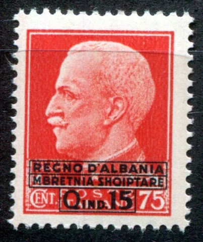 ALBANIEN 1940 ITAL BESTEZUNG SASSONE 15 ** POSTFRISCH UNVERAUSGABT 60€(I1085 Cover