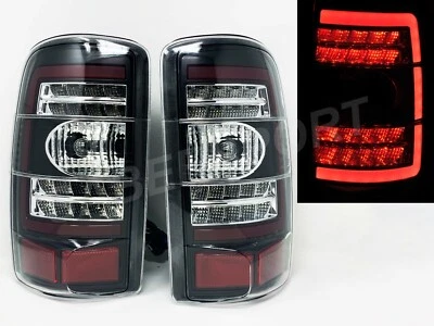 Par de luces traseras LED C-Bar negras para Chevy Tahoe Suburban/GMC Yukon 2000-2006 Foto 1 de 3