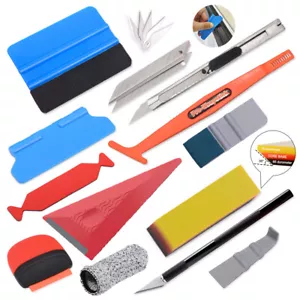 Rubber Squeegee Vinyl Wrap Cut Window Tint Car Vinyl Wrapping Tools Stickers AU - Picture 1 of 7