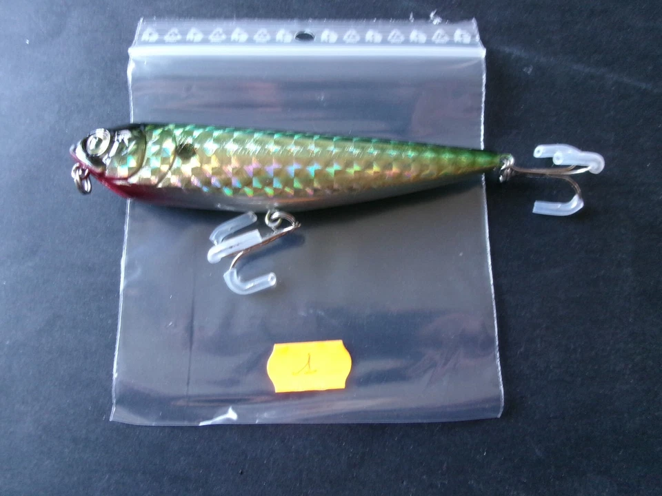 NEUF  14cm Leurre Poisson nageur Brochet belle couleur. - Photo 1/4