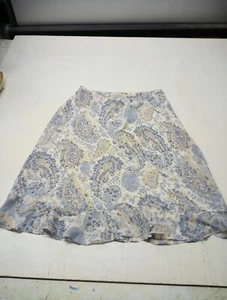 JACLYN SMITH WOMEN'S A-LINE LINED STRETCHY SKIRT MULTICOLORS SIZE 10 - Picture 1 of 4
