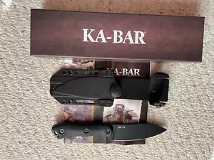 Kabar BK19 Becker Nessmuk Bushcraft Knife 4.3" Blade Black with Celcon Sheath - Picture 1 of 7