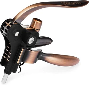 Rabbit Wine Bottle Opener Screwpull pressure Handle Corkscrew Set & Foil Cutter  - Picture 1 of 12