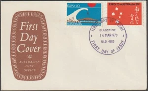 1970 EXPO ON PO SHIELD FIRST DAY COVER - UNADDRESSED (RU5810) - Imagen 1 de 1