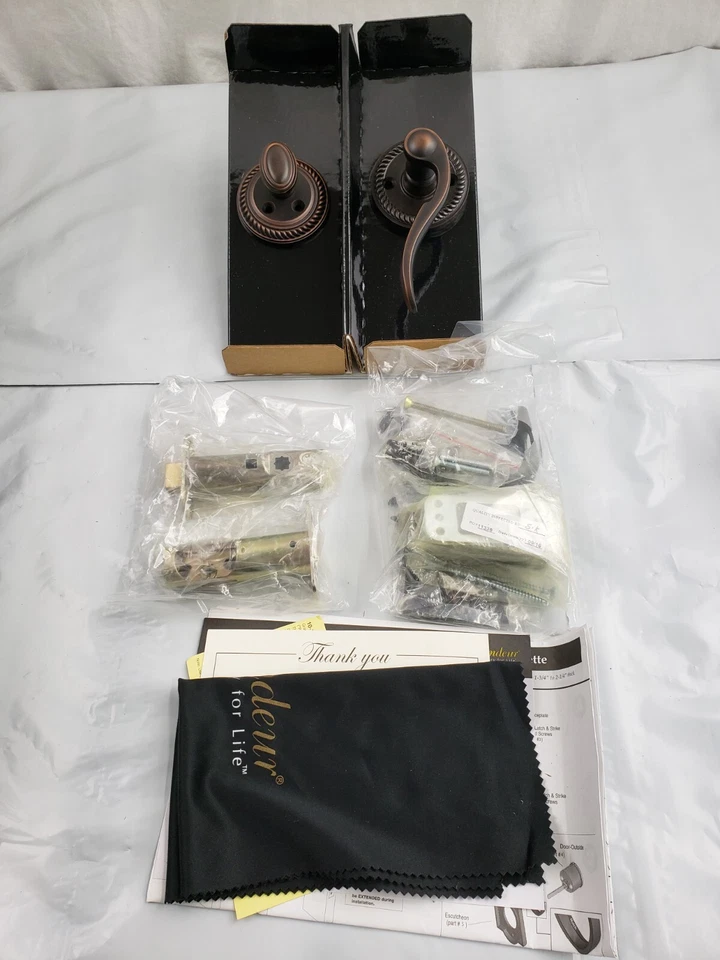 New GRANDEUR Newport Rosette BELLAGIO Knob Lever Timeless Bronze RH 823467 - Image 1 of 4