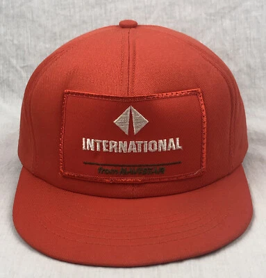 Parche International Navistar SnapBack Trucker Sombrero Gorra Swingster Naranja De Colección  Foto 1 de 4