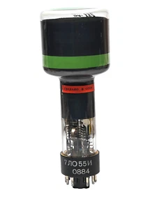 MINI OSCILOSCOPIO TUBO CRT 7LO55I/7ЛО55И COLOR VERDE OTK/ROMBO NOS/NUEVO EN CAJA CANTIDAD-1 - Imagen 1 de 9