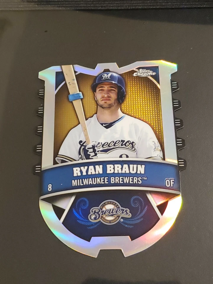 Ryan Braun Die Cut Refractor 2014 Topps Chrome CC-RB Connections Brewers - Image 1 of 1