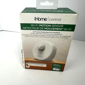 IHome Control Wifi Motion Sensor 24/7 Home Monitoring White J5 - Picture 1 of 5