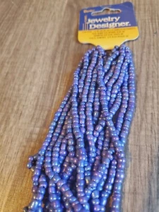 Seed Beads 6/0 Light Opaque Blue Jewelry Making Beads - Picture 1 of 5