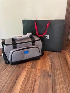 NEW Tumi CHARGE 19.5” Ballistic Nylon Gym Duffel Bag - GREY w/ GLACIER BLUE - Picture 1 of 8