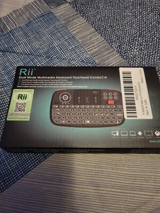 RII Dual Mode Multimedia Keyboard Touchpad Combo I4 - Like New - Picture 1 of 4