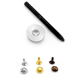 Setter tool for single cap domed rapid rivets 9 mm belt bags shoes AMU AME AI6 - Picture 1 of 1