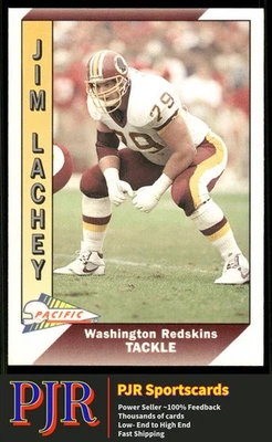 Jim Lachey 1991 Pacific #525 Washington Redskins - Image 1 of 2